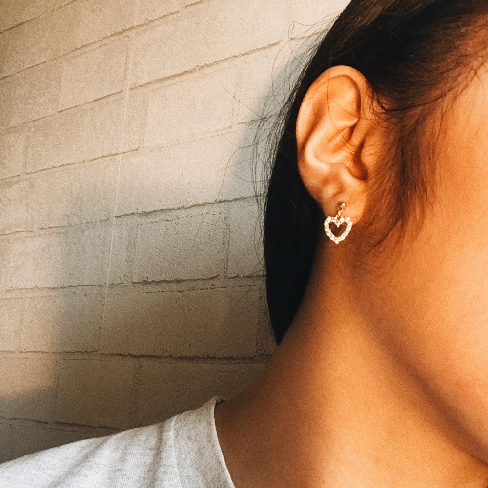 ☆ heart earrings ☆